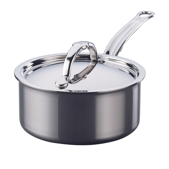 NANOBOND COLLECTION TITANIUM STAINLESS STEEL 15QUART SAUCE PAN WITH LID TOXIN PFAS CHEMICAL FREE CLEAN COOKWARE INDUCTION COOKTOP COMPATIBLE