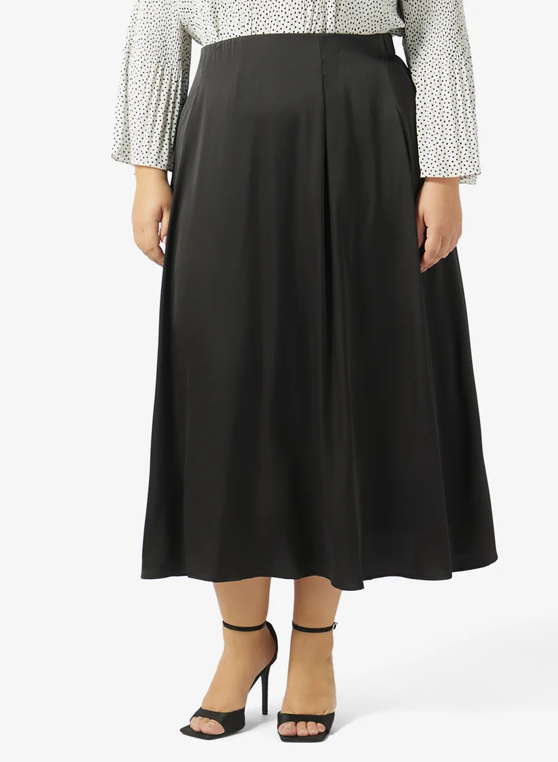 Plus size Flare A-line Skirt