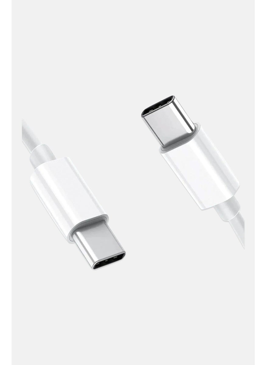 ION - Type C To Type C A2795 Data Cable, White - Image 1