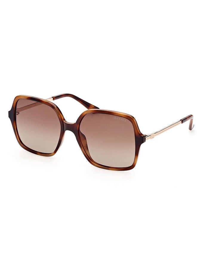 GUESS GU7845 53H Sunglasses 100% UV Protected Brown Square For Women - Image 2