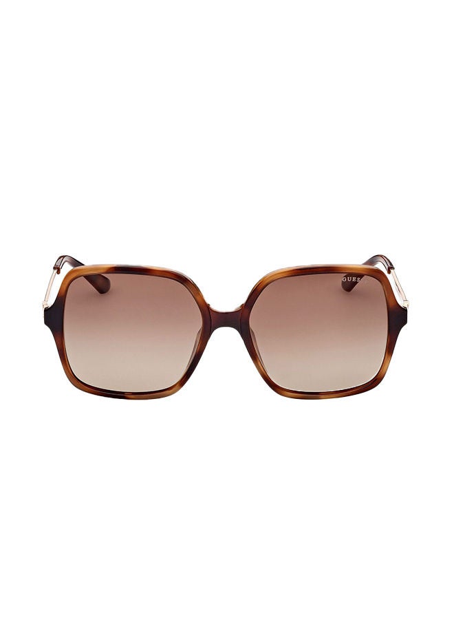 GUESS GU7845 53H Sunglasses 100% UV Protected Brown Square For Women - Image 1