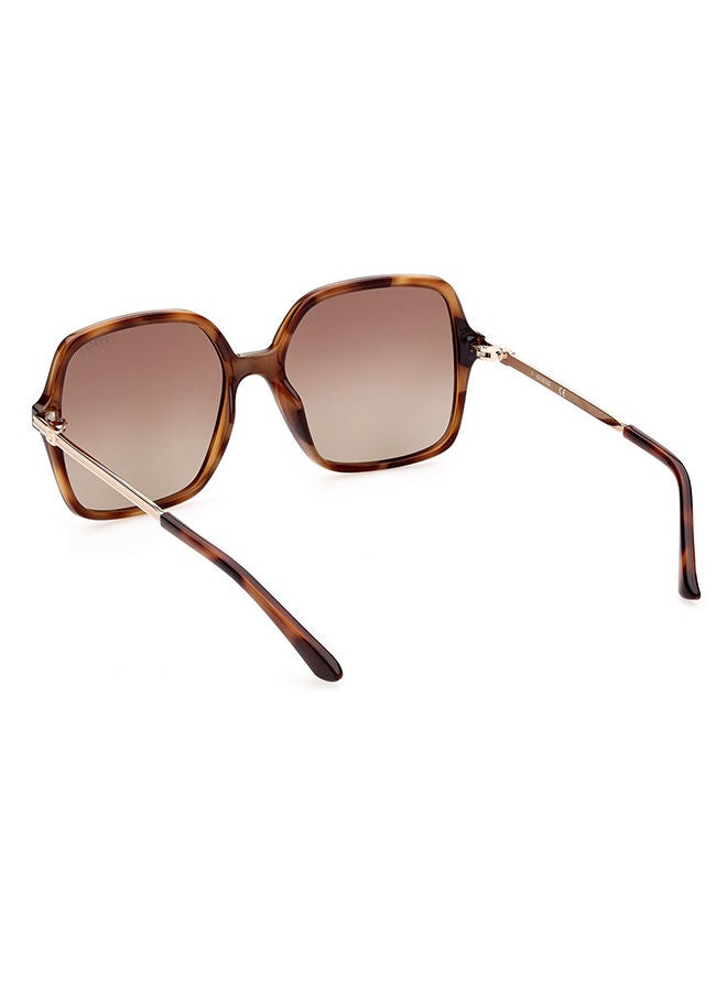 GUESS GU7845 53H Sunglasses 100% UV Protected Brown Square For Women - Image 3