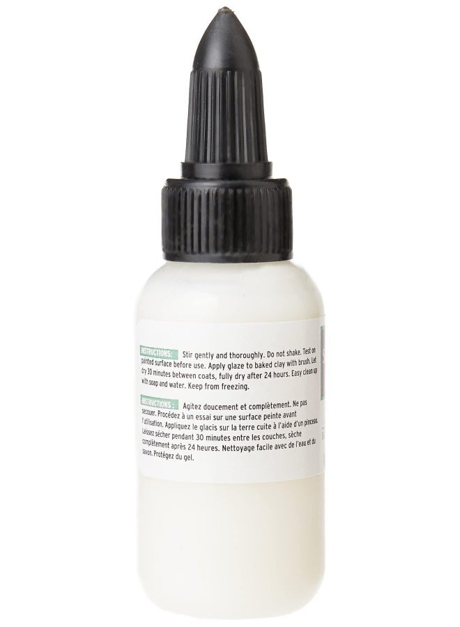 Sculpey Satin Glaze Non Toxic 1 fl oz bottle with precise flow twist cap Will add a satin finish to your baked polymer ovenbake clay creations - Image 3