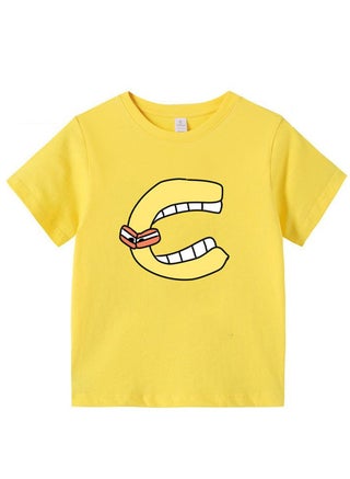 Cartoon Letter Legend 3D digital printing personalized breathable children's T-shirt - pzsku/Z0EF0A09C1BBE1BAF3780Z/45/_/1714462822/834dd656-9638-48ac-bfea-7106249d042f