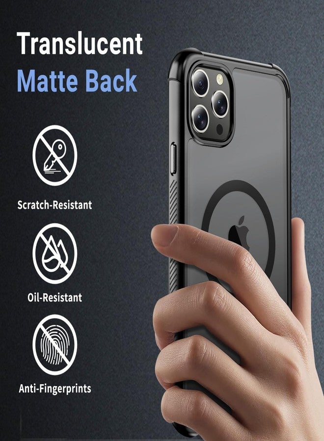 jaroco for iPhone 11 Pro Max case, [Compatible with MagSafe][Military Grade Drop Protection][Heavy Duty Protection][Non-Slip][Shockproof] with 2-Layer Durable Bumper Phone Case 6.5''-Black - Image 5