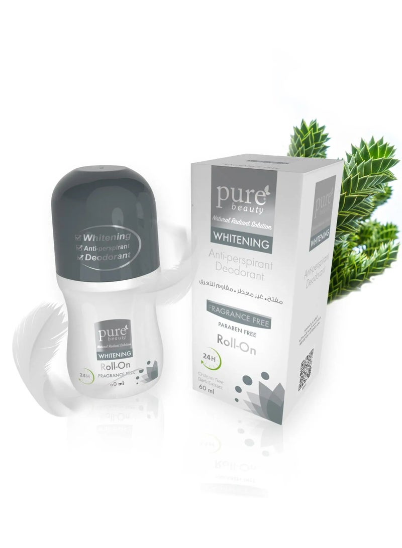 بيور بيوتي رول أن المقاوم للتعرق غير معطر 60 مل - Image 2