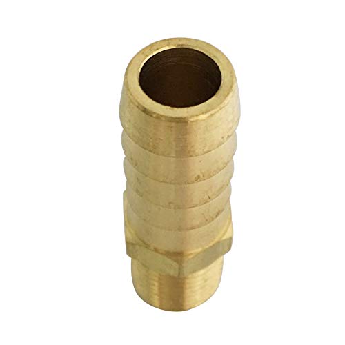 TL TOOLEGIN Barb Adapter 1/8" NPT Male x 3/8" Barbed Brass Hose Fitting 5pcs - Image 5