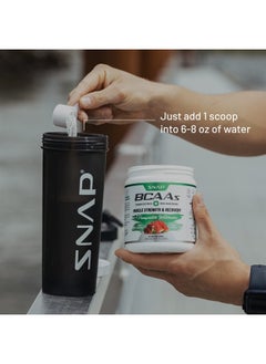 SNAP SUPPLEMENTS Snap BCAA Powder Essential Amino Supplement with Nitric Oxide Booster - Pre Workout Powder, Recovery Supplements Post Workout, Muscle Strength, BCAA for Women & Men (30 Servings)  - Image 4