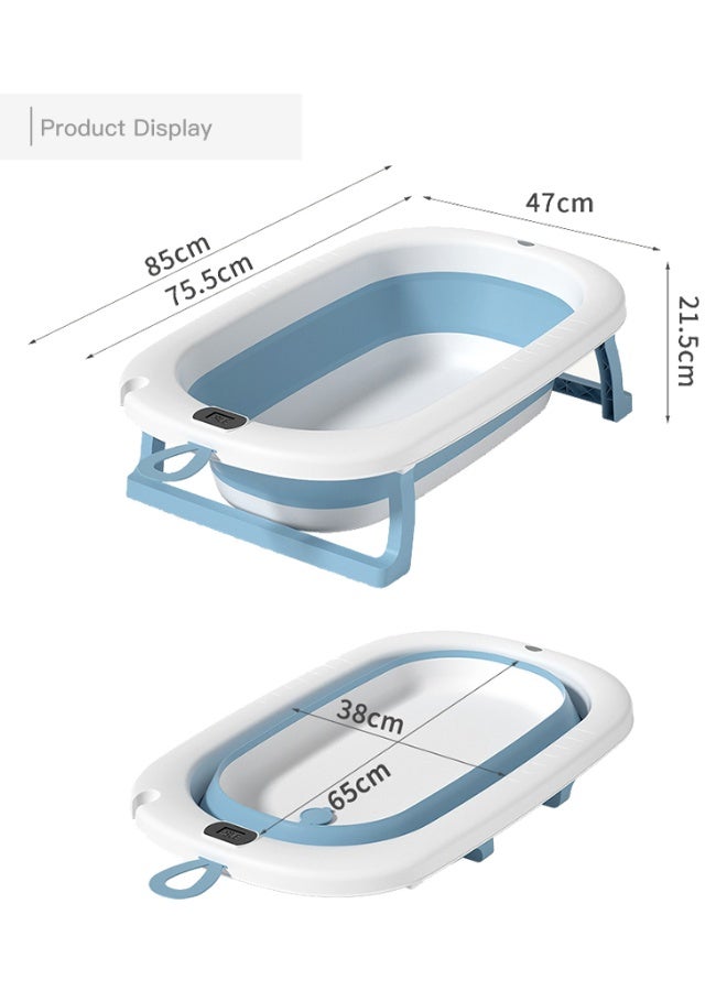لحظة مرح حوض استحمام للاطفال قابل للطي مع مقياس حرارة - Image 2