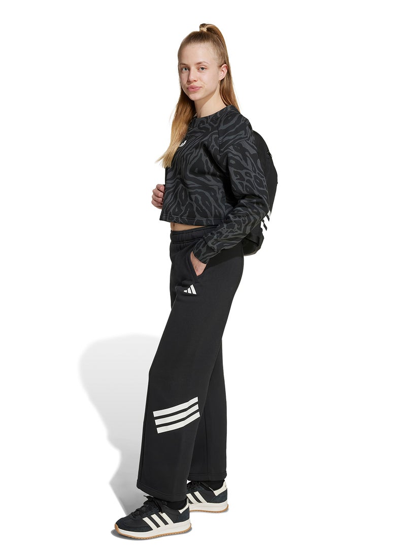Adidas Youth Future Icons Wide Leg Open Hem Pants - Image 5