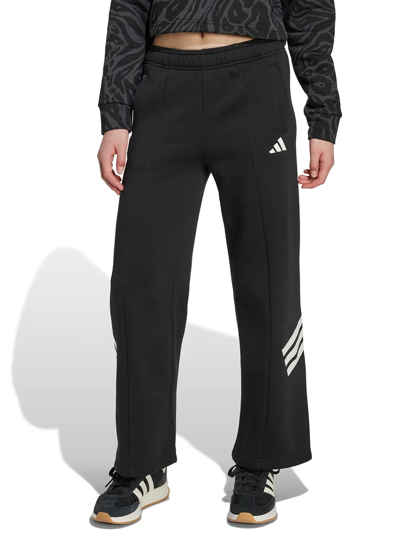 Adidas Youth Future Icons Wide Leg Open Hem Pants