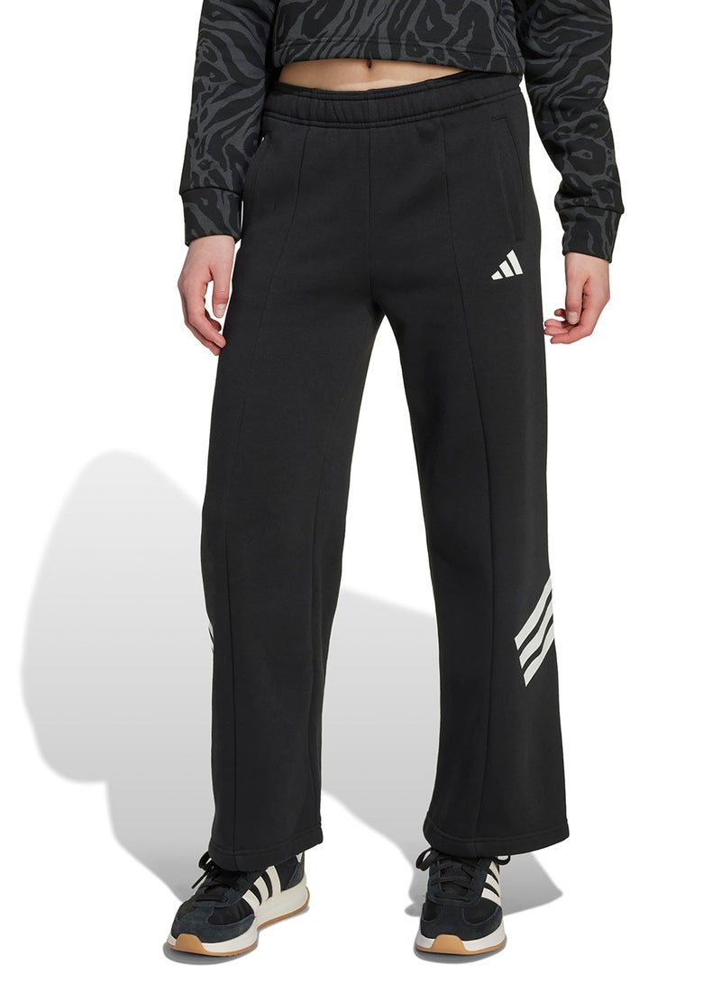 Adidas Youth Future Icons Wide Leg Open Hem Pants - Image 1