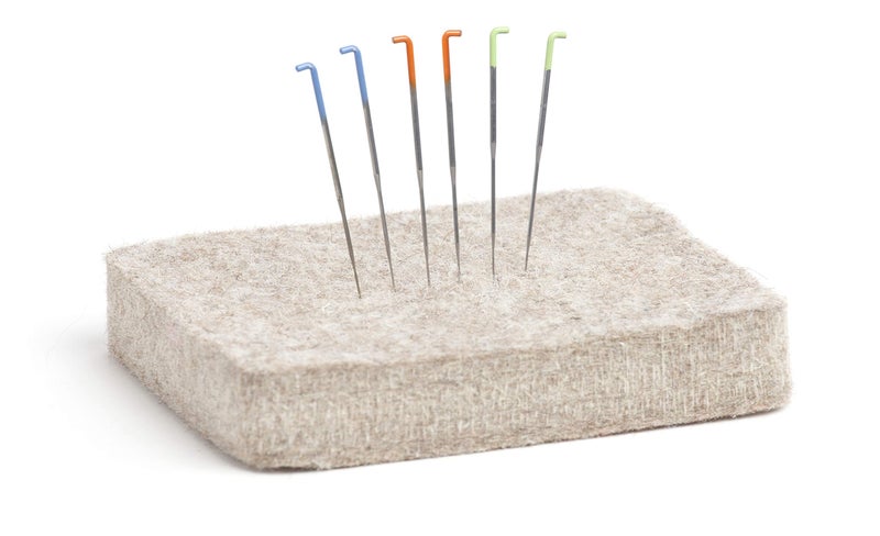 Desert Breeze Distributing Complete Needle Felting Craft Starter Kit for Beginners, Premium Tools and Supplies, 17 Colors Wool, 6 Needles Color Coded, Wool Felting Pad, Leather Finger Guards, Storage Case, Assembled in USA - Image 5