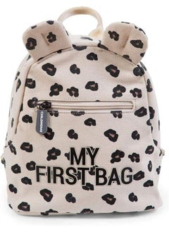 CHILDHOME Childhome, My First Bag, Leopard, Baby Backpack  - Image 1