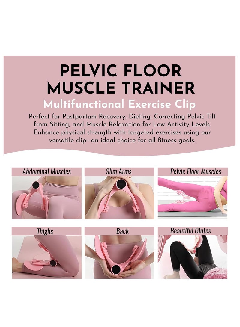 عام جهاز تمرين الفخذ قاع الحوض - نظام كيجل المحمول تعزيز التمارين للرجال للنساء العضلات الخارجية الداخلية - مدرب ماجستير مختطف في الورك والرأس من أجل اللياقة المنزلية - Image 2