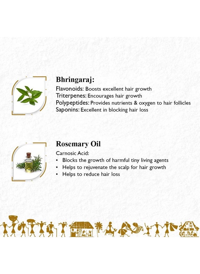 Keya Seth Aromatherapy - Keya Seth Aromatherapy Tribal Essence Hair Growth Oil, Adivasi Herbal Hair Oil, Bhringraj, Amla, Methi, Rosemary, Reduces Dandruff For Men & Women 100Ml - Image 1