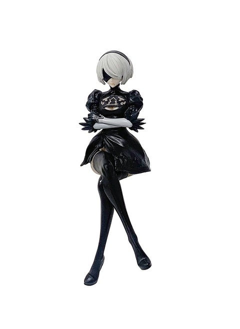 Neil Automata Automaton Humanoid Juhar No. 2 Doll Model Ornaments, 2B Battle Robot PVC Model Toy Decoration Collection Gifts