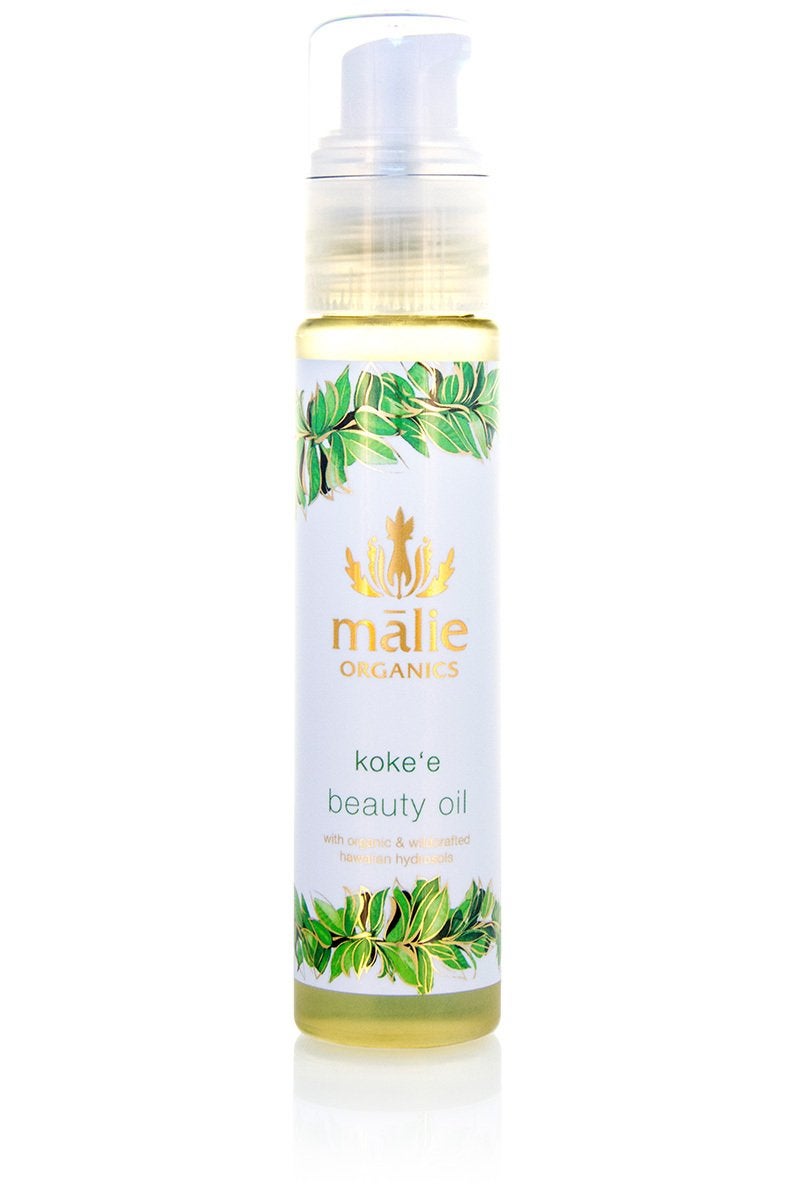 Malie Organics Kokee All Natural Organic Therapeutic Botanical Beauty Oil Moisturization  Nourishment for any skin type