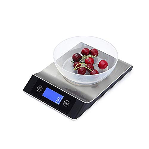 BLAPOXE Electronic Kitchen Scale 33 lb15kg Capacity Multifunction Accurate Food Weighing Scale Stainless Steel Large Capacity Kitchen Scale for Baking Cooking Tare Function - Image 3