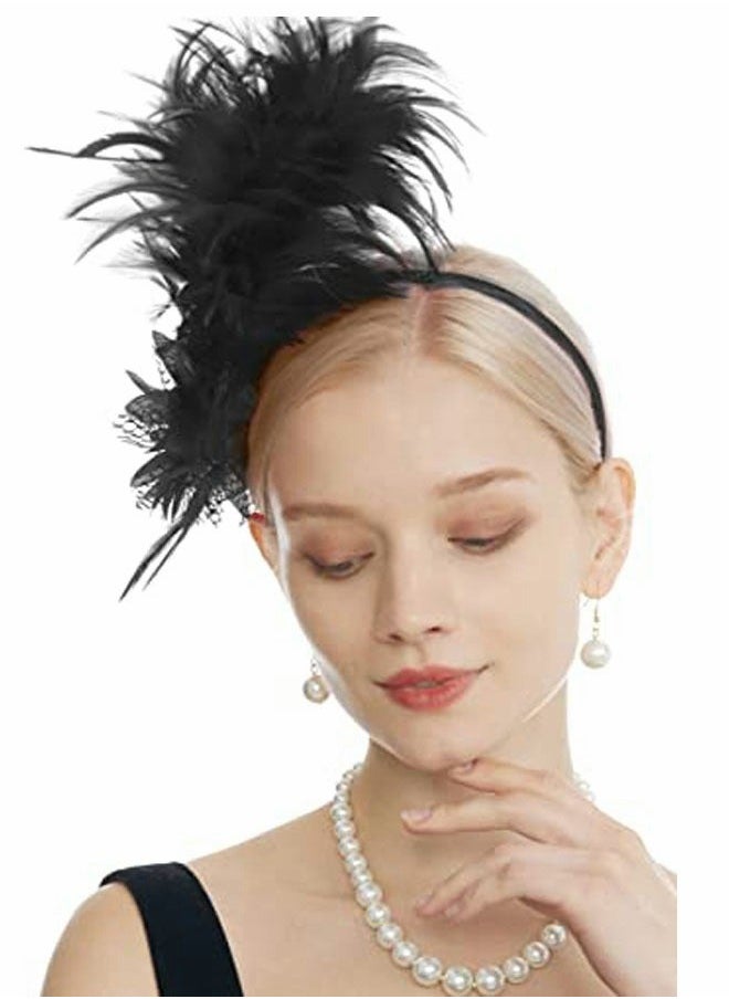 Generic - Feather Fascinator Headband - Image 1