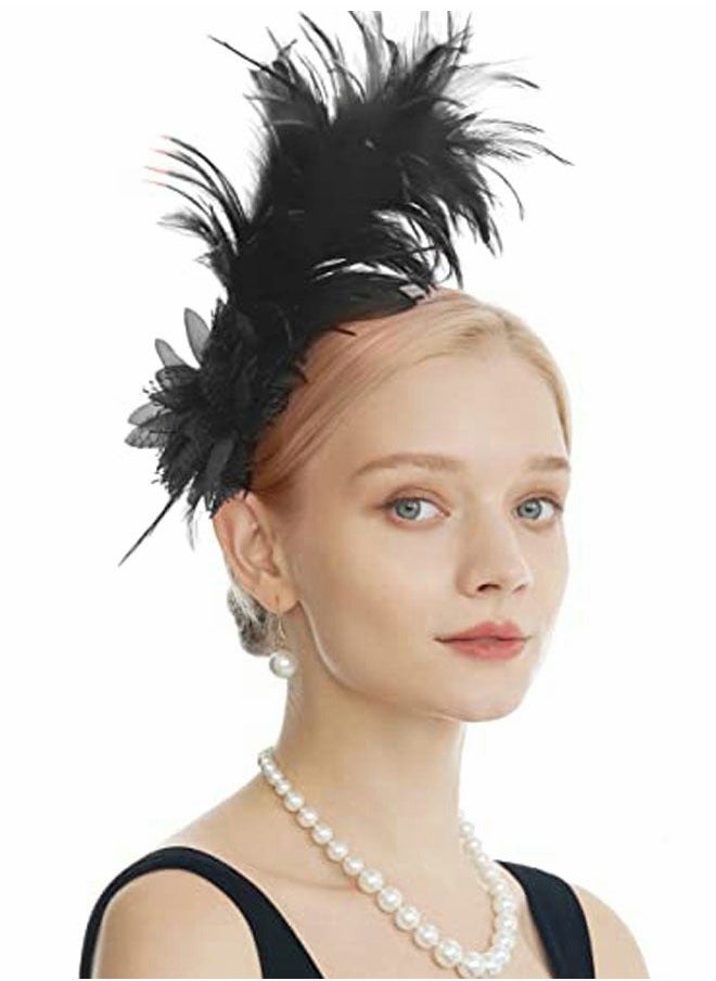Generic - Feather Fascinator Headband - Image 1