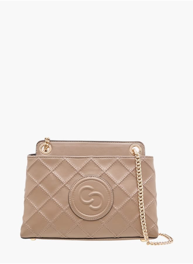 Celeste Women's Crossbody Bag With Chain Strap And Zip Closure  - Image 1