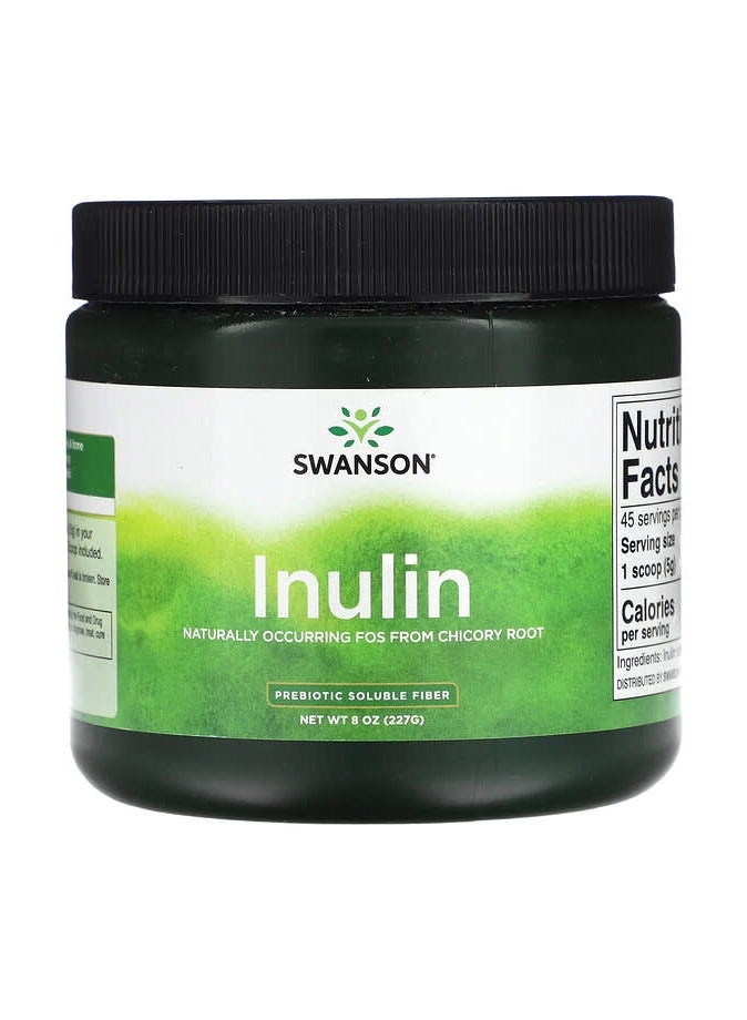 Inulin, Prebiotic Soluble Fiber, 8 oz (227 g)