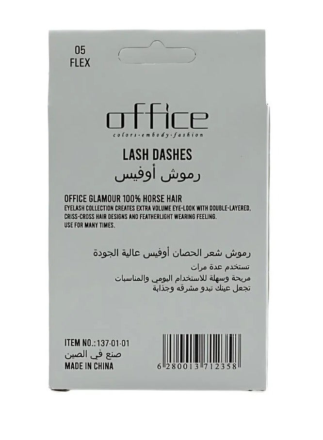 Office - Natural Hair Eyelashes FLEX-05 for a charming look - Image 3