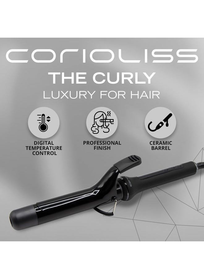 Corioliss CORIOLISS | The Curly | Hair Curler Machine for Women | Hair Crimper for Long and Short Hair | Ceramic Professional Conical Barrel with Temperature Control 32 MM  - Image 2