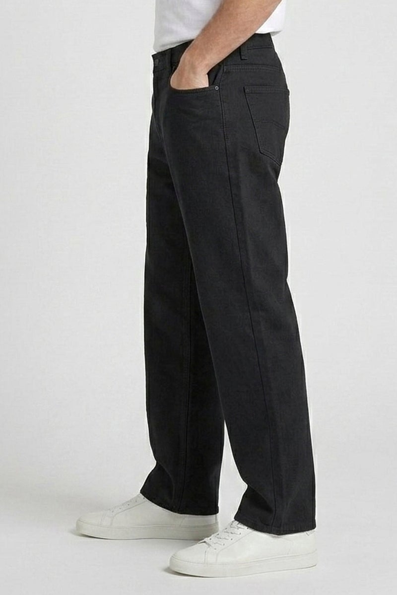G-Star RAW Asos Design Men Straight Solid Non Stretchable Denim, Black - Image 3