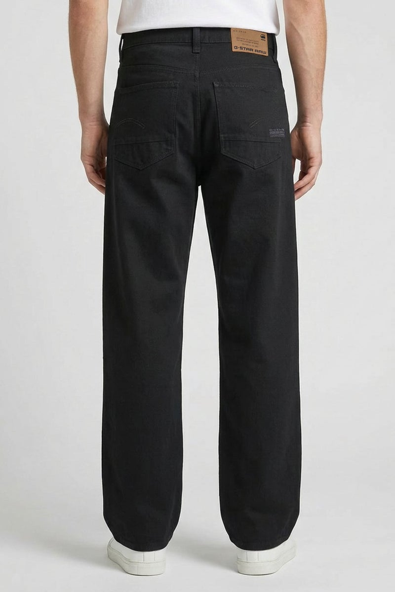 G-Star RAW Asos Design Men Straight Solid Non Stretchable Denim, Black - Image 4