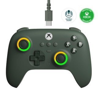 8Bitdo Ultimate C Wired Controller for Xbox with Hall Effect Joysticks and Triggers, RGB Lighting Fire Ring, Compatible with Xbox Series X|S, Xbox One, Windows 10/11- Officially Licensed (Dark Green) - pzsku/Z0EF159B71E98C95D1A5AZ/45/1749372829/e347cae9-c097-4a06-8632-256e3082a68d