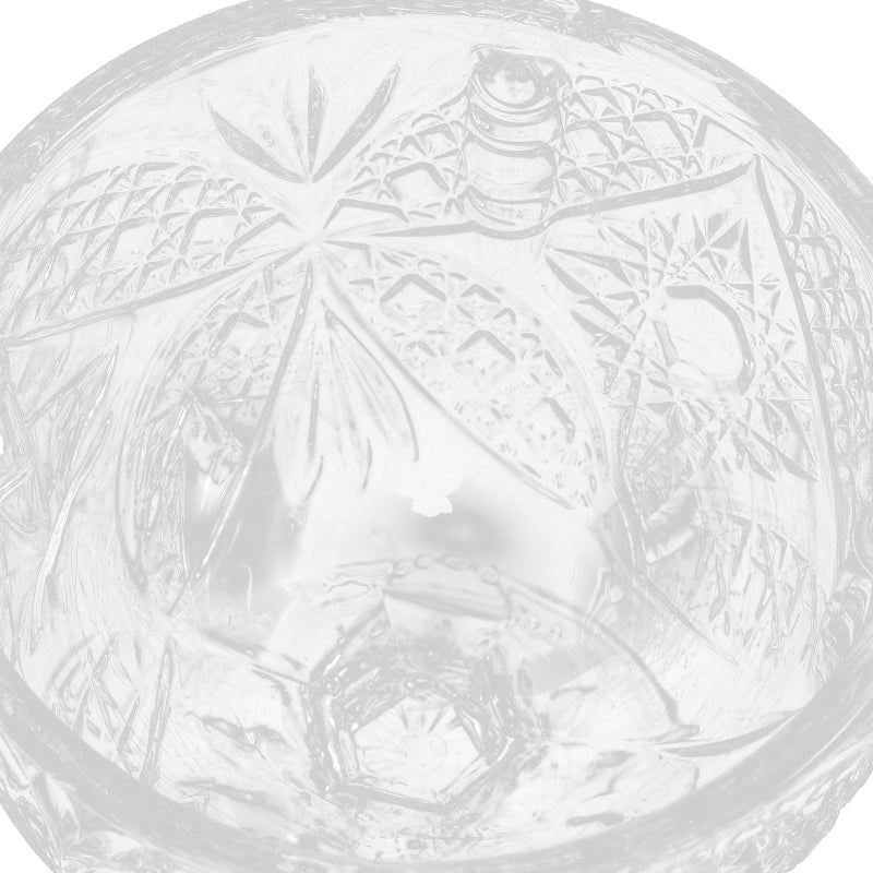 Glass Candy Jar with Lid - Decorative Apothecary Canister - Vintage Footed Pedestal Server - Clear Display Container for Sweets Buffet & Wedding Dessert - Image 3