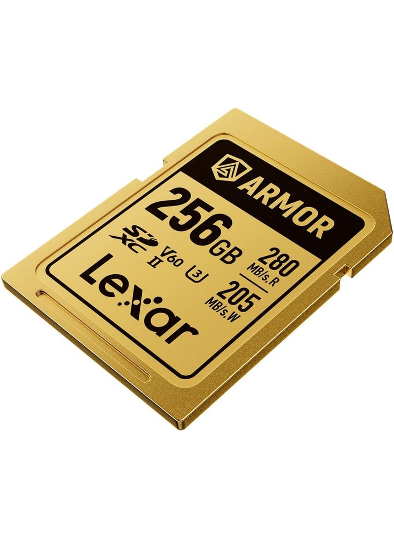 ليكسار ARMOR SD 256GB Gold Pro 280MB/s V60 256 GB - Image 5