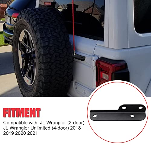 NORTHYUN JL CB Antenna Mount, Flag Holder Whip Mounting Bracket Kit Compatible with Jeep Wrangler JL 2018-2022 - Image 3