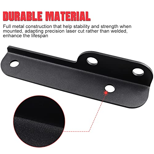 NORTHYUN JL CB Antenna Mount, Flag Holder Whip Mounting Bracket Kit Compatible with Jeep Wrangler JL 2018-2022 - Image 4