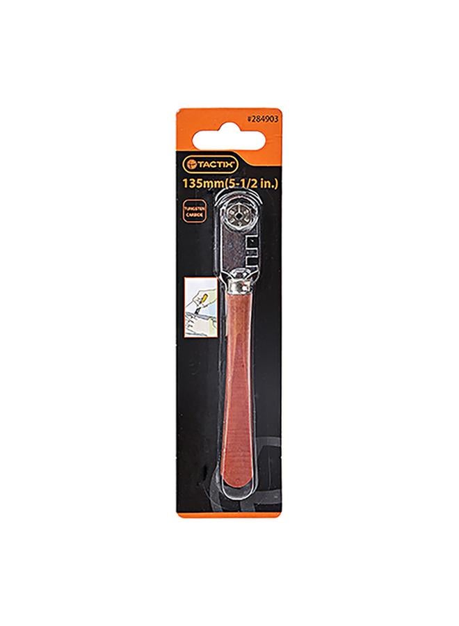 Tactix Glass Cutter Brown and Silver 135mm - Image 2