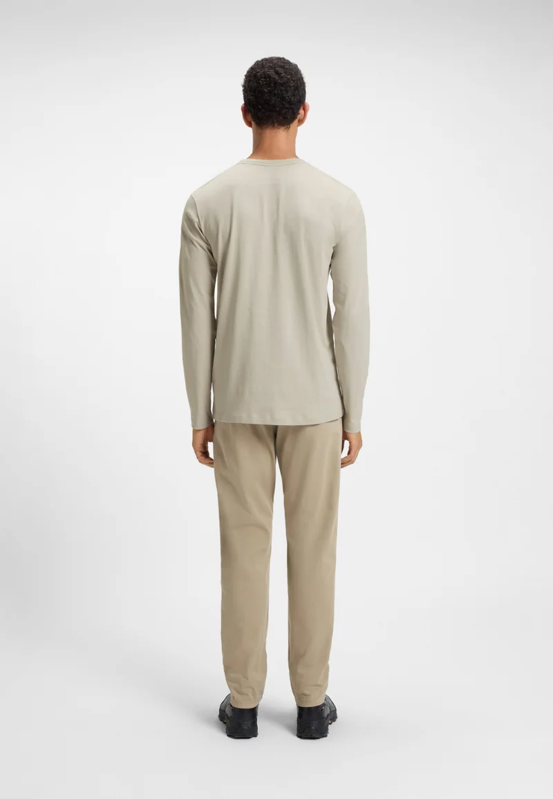 BOSS Long-sleeved T-shirt in cotton with logo patch