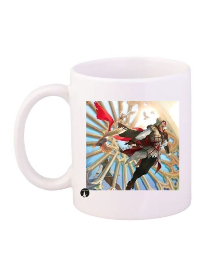 RKN Printed Assassin's Creed Coffee Mug White/Black/Grey - Image 1