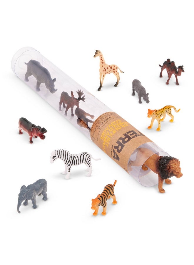 Battat - Terra 12 Pieces Wildlife Ainmals Set 4-8cm - AN2879Z - Image 1