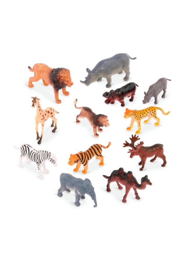 Battat - Terra 12 Pieces Wildlife Ainmals Set 4-8cm - AN2879Z - Image 2