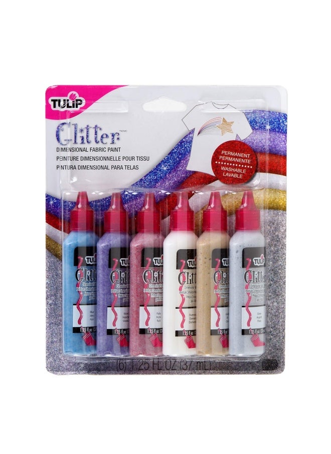 Tulip 17581 Dimensional Metallic Fabric Paint  6-Pack  Glitter   1.25 Fl Oz  Pack Of 6 - pzsku/Z0EF213ADAD91B4DB773AZ/45/_/1720034945/0c071547-cd70-4775-accf-049057c685b9