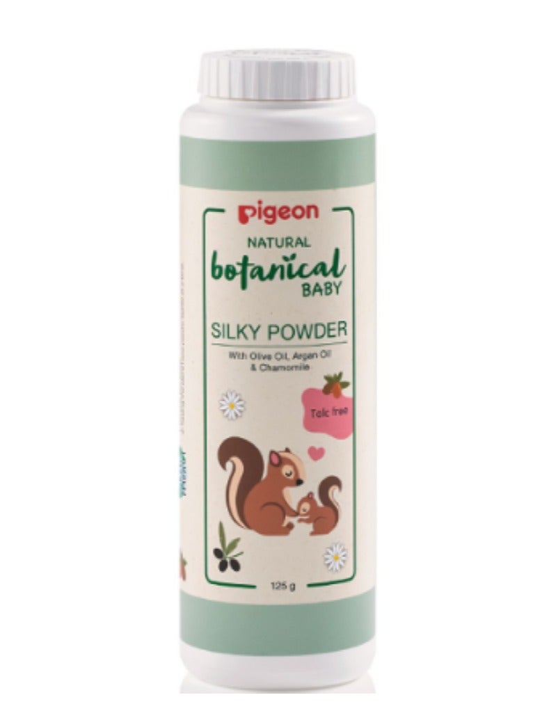 pigeon Pigeon Natural Botanical Baby Silky Talc-Free Powder 125g - Image 1