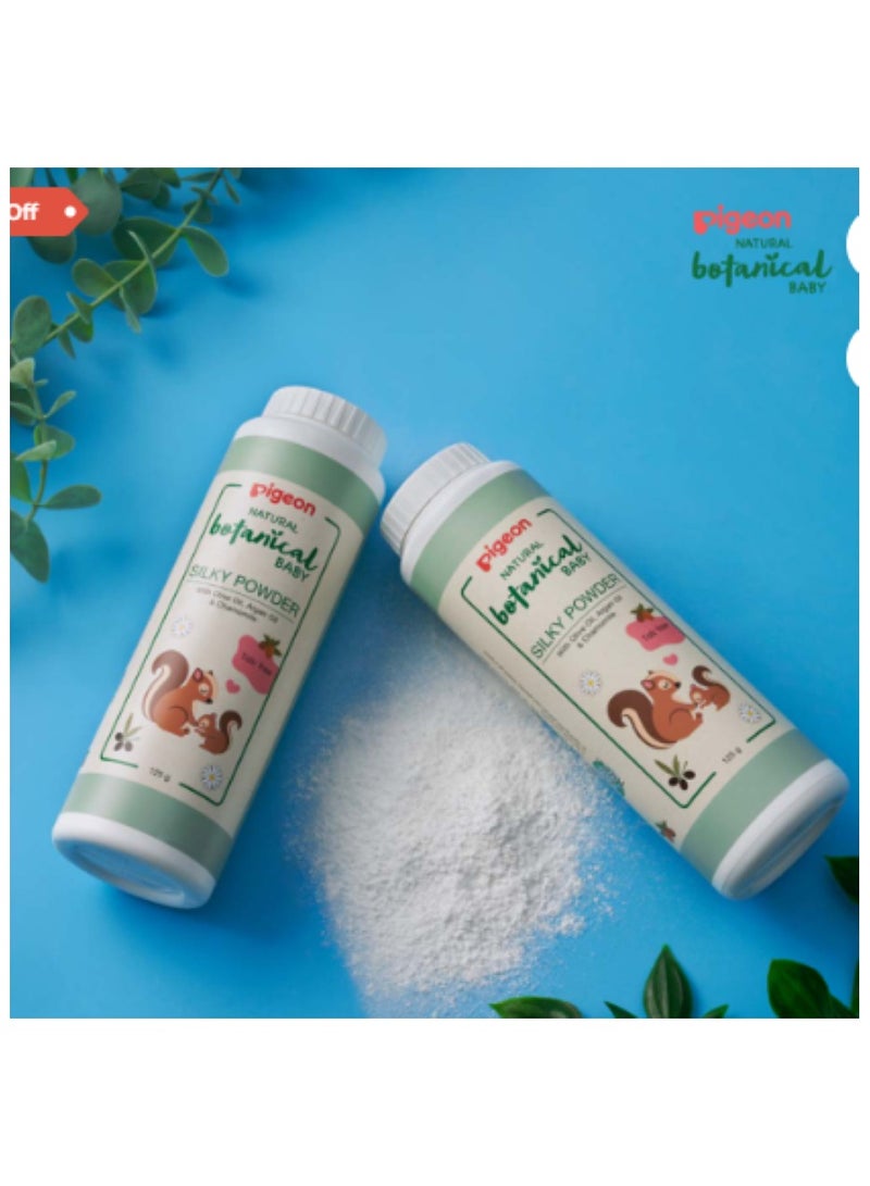 pigeon Pigeon Natural Botanical Baby Silky Talc-Free Powder 125g - Image 3