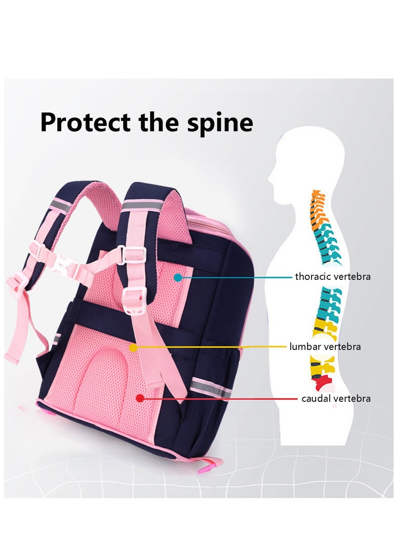 Generic Kids Trolley Backpack Wheeled Schoolbag, Mermaid Print Rolling School Bag for Girls Students  - Image 5