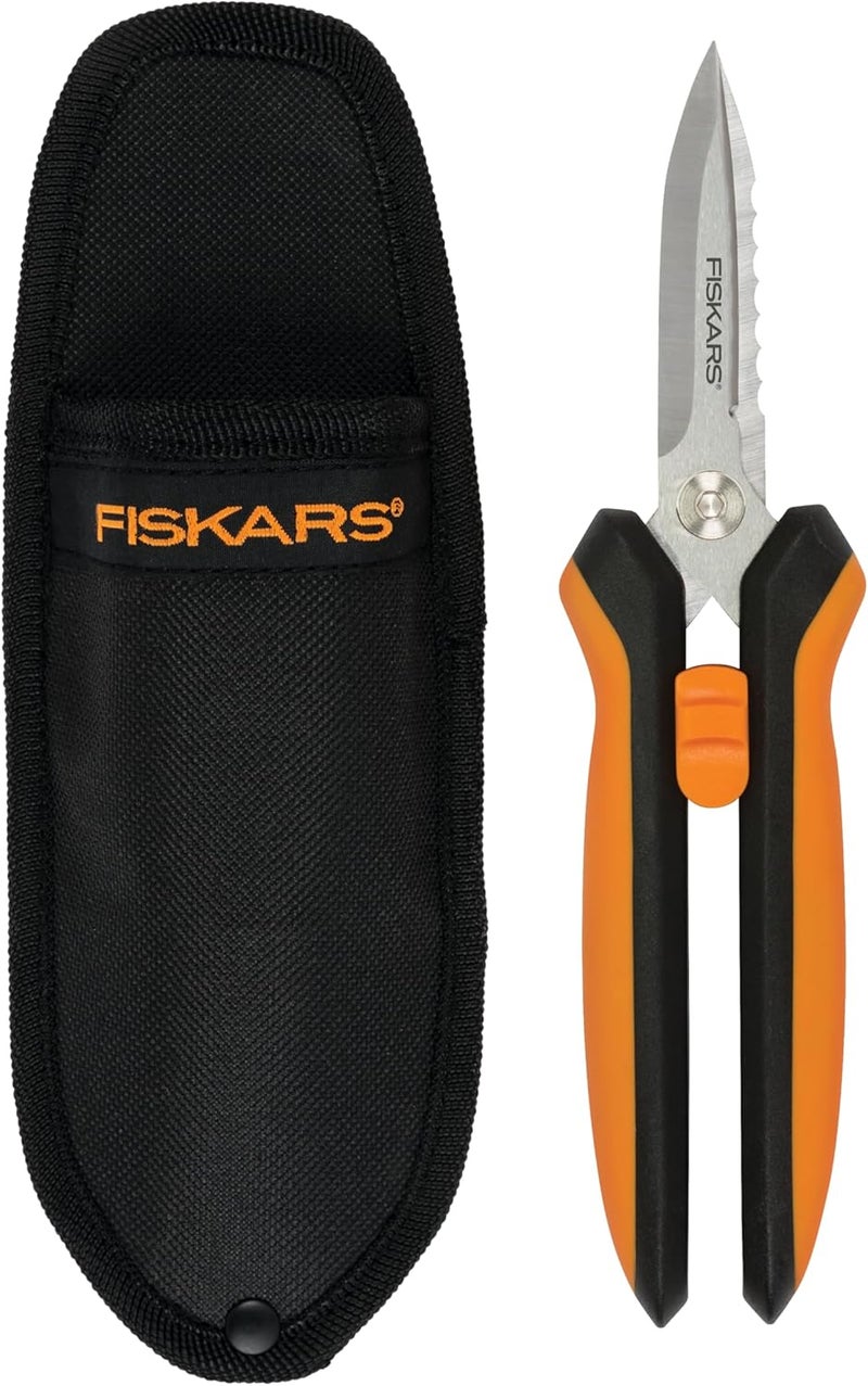 Fiskars Multipurpose Garden Snips, Pruning scissors, Herb Scissors, - Image 1