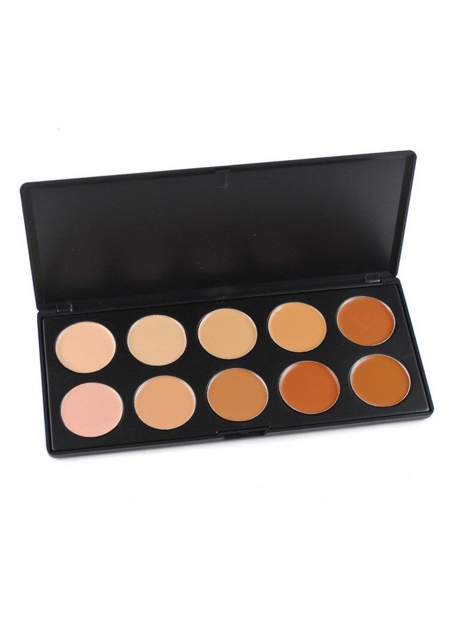 FantasyDay 10 Colors Cream Contour Face Concealer Palette Fantasyday Long Lasting Full Hydrating Coverage Conceals Corrects Foundation Camouflage Makeup Gift Set For Correcting Dark Circles Acne Blemish - Image 1
