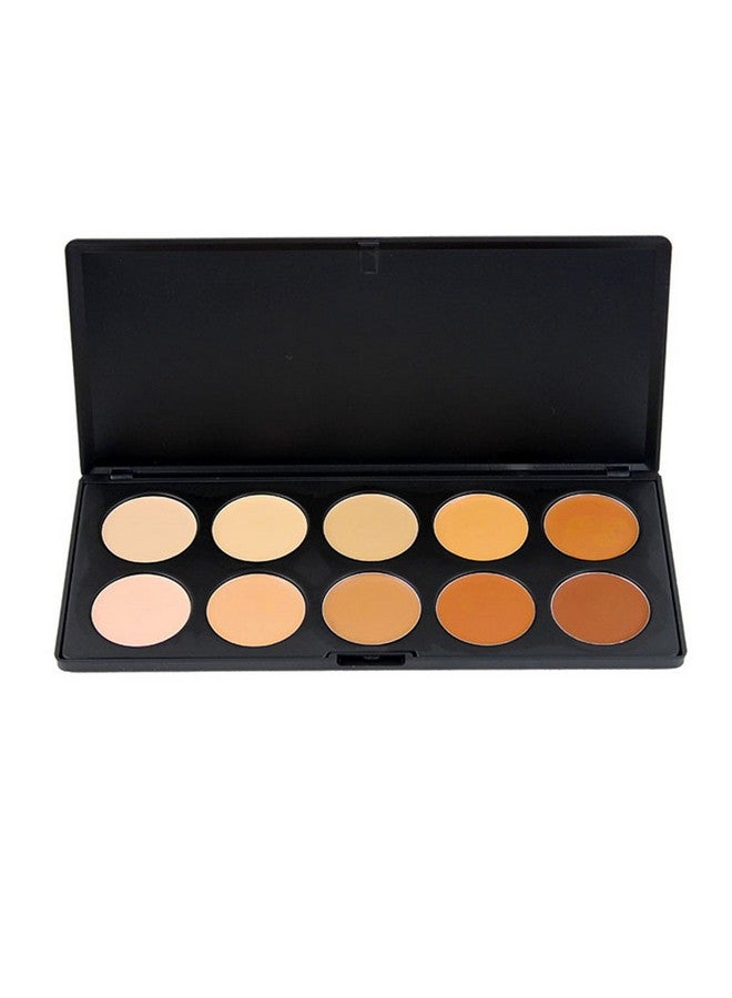 FantasyDay 10 Colors Cream Contour Face Concealer Palette Fantasyday Long Lasting Full Hydrating Coverage Conceals Corrects Foundation Camouflage Makeup Gift Set For Correcting Dark Circles Acne Blemish - Image 3
