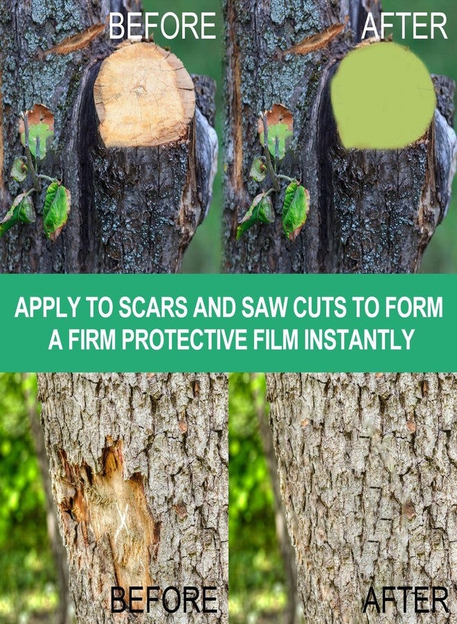 Zriechs SKUBIS Tree Wound Pruning Sealer, Tree Wound Dressing with Brush, Tree Wound Sealer Healing Paste,Quick Recovery of Tree and Bonsai (1 PCS) - Image 3