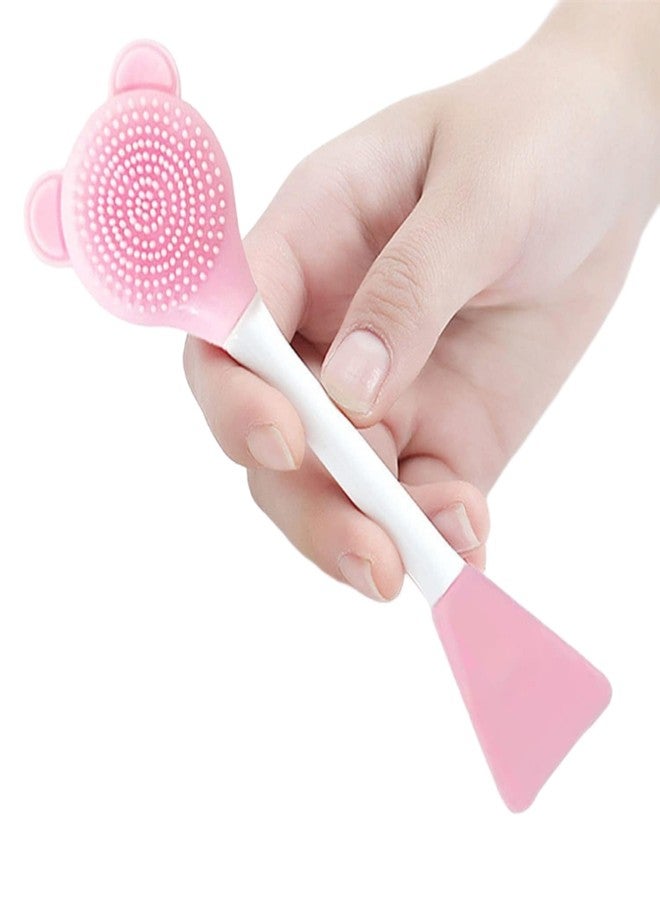 UNMEPOINT Facial Cleansing Brush, 2 in 1 Silicone Face Mask Brush & Face Scrubber, For Exfoliating, Massaging, Remove Blackheads, Makeup Skincare Removal - Image 1